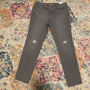 Grey washed modern skinny jean